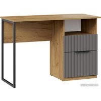 Стол Трия Хилтон тип 1 (дуб крафт золотой/графит матовый)