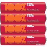 Батарейка PeakPower Super Heavy Duty AAA 4шт