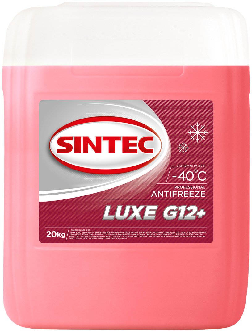 

Антифриз Sintec Luxe G12+ 20кг