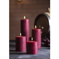 Набор свечей Мелт 150 мм (3 шт, бургундия)