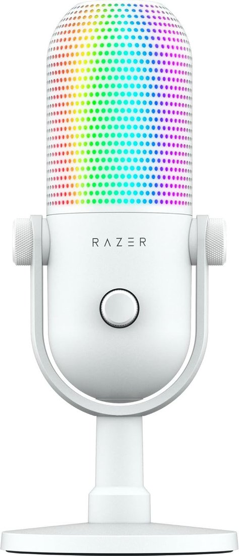 

Проводной микрофон Razer Seiren V3 Chroma Mercury White