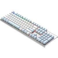 Клавиатура A4Tech Fstyler FS100 Neon (серебристый/голубой)