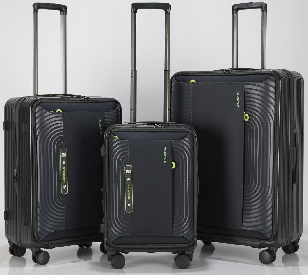 

Чемодан Mironpan 1975 77 см (темно-серый)