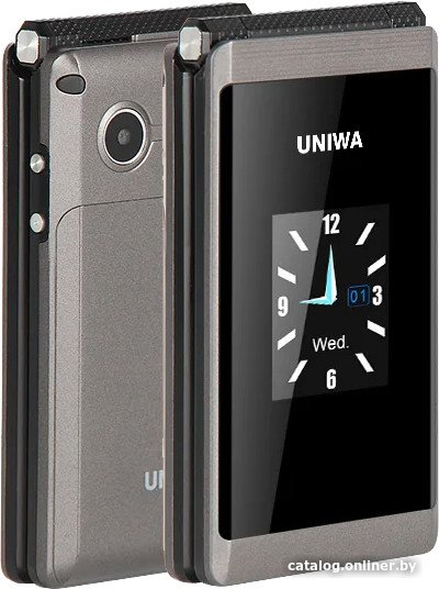 Кнопочный телефон Uniwa X28 (серый)
