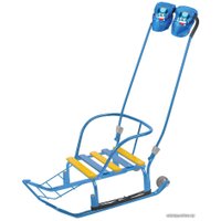 Санки Nika Тимка 3К с рукавичками Т3КР/Г (голубой)