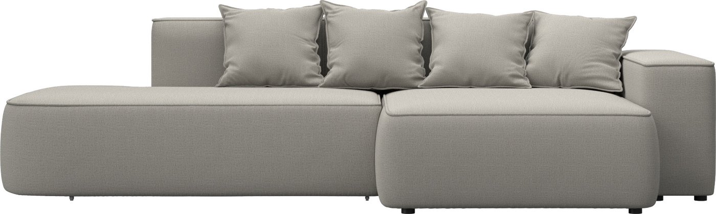 

Угловой диван Лига диванов Лига-065 правый 129797 (рогожка Амур 02 бежевый)