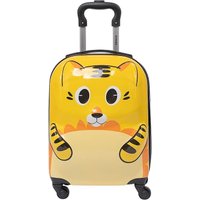 Чемодан-спиннер Ecotope Тигр 324-L-1-16-YLW (желтый)