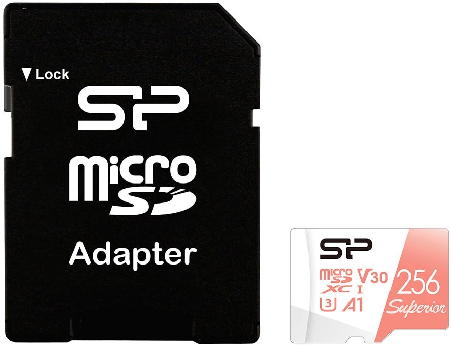 

Карта памяти Silicon-Power Superior A1 microSDXC SP256GBSTXDV3V20SP 256GB
