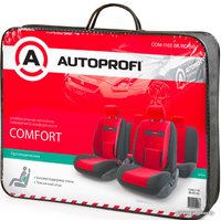 Комплект чехлов для сидений Autoprofi Comfort COM-1105 (черный/красный)