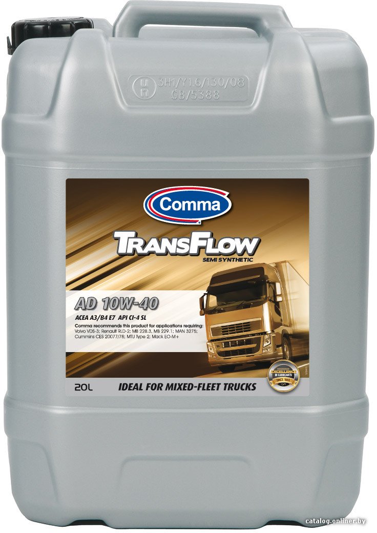 Моторное масло Comma Transflow AD 10W-40 20л