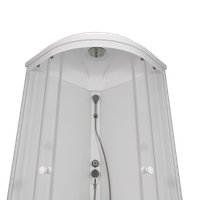 Душевая кабина Saniteco SNT CL-90 90х90 (белый/прозрачное стекло)