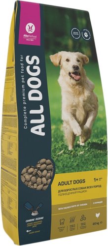 All Dogs для взрослых собак с курицей 20 кг