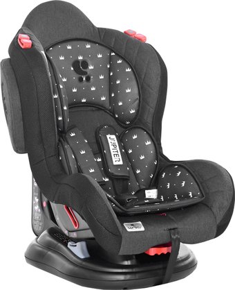 Детское автокресло Lorelli Jupiter+SPS 2021 (black crowns)