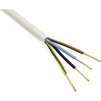 Провод силовой ВЭКЗ ПВС 4x1 (белый)