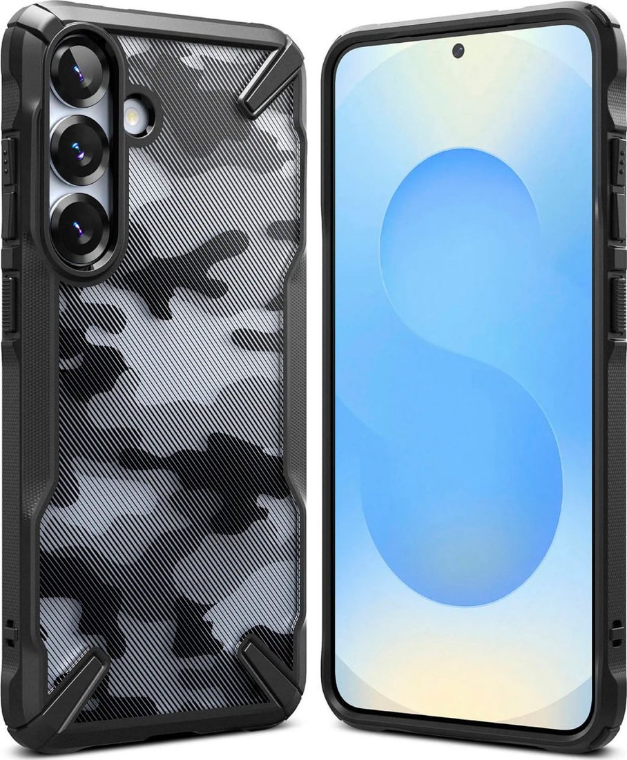 Чехол для телефона Ringke Fusion X для Galaxy S25 Camo Black