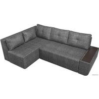 Угловой диван Mebelico Амадэус 109700 (левый, рогожка, серый)