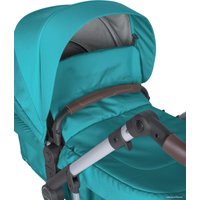 Универсальная коляска Aimile Original New Silver (2 в 1, голубая гавань)