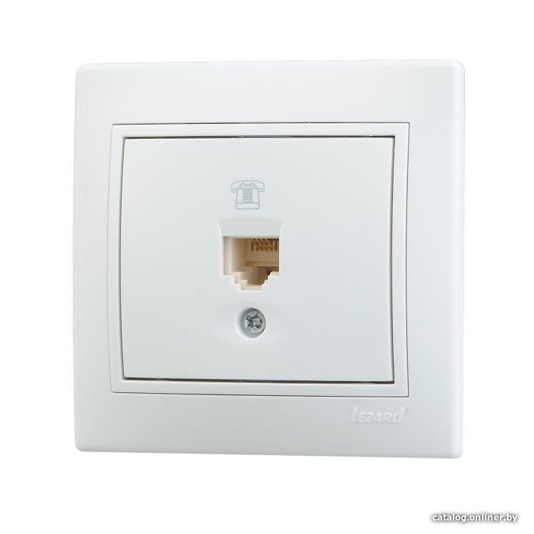 Розетка телефонная Lezard Mira 701-0202-137