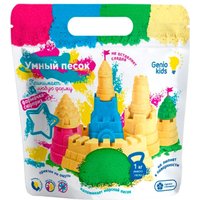 Песок кинетический Genio Kids Умный песок. Зеленый 1 кг SSR972