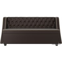 Диван Лига диванов Лофт 104563 (экокожа, коричневый)