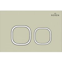 Унитаз подвесной Roxen Antares 530185-01 в комплекте с инсталляцией StounFix Dual Fresh 6 в 1 966461 (кнопка: бежевый)