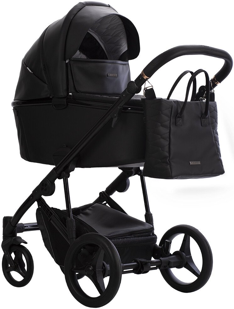 

Универсальная коляска BEBETTO Loren Premium Class Gloss (2 в 1, Gloss 01/черная кожа)