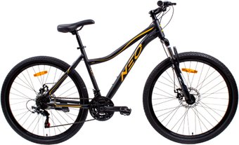 Велосипед NEO Elle 27.5 р.18 2025 (серый/желтый)