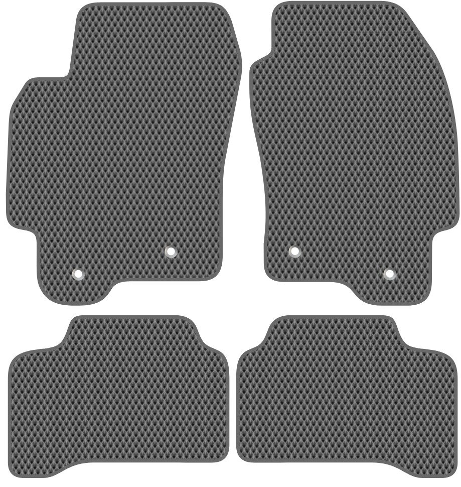 

Комплект ковриков для авто Alicosta Jaguar X-Type (седан) 2001 - 2007 (серый, ромб)