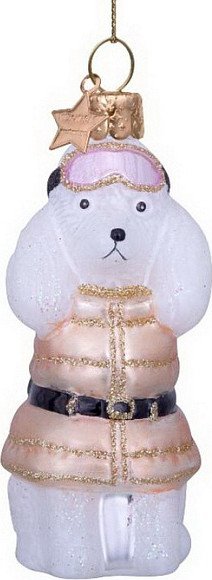 

Елочная игрушка Vondels Пудель в золотом 1232250090015