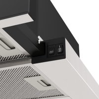 Кухонная вытяжка Elikor Интегра Glass 60Н-400-В2Д (нержавеющая сталь/черное стекло) (940982)