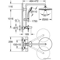 Душевая система  Grohe Euphoria System 260 26114001