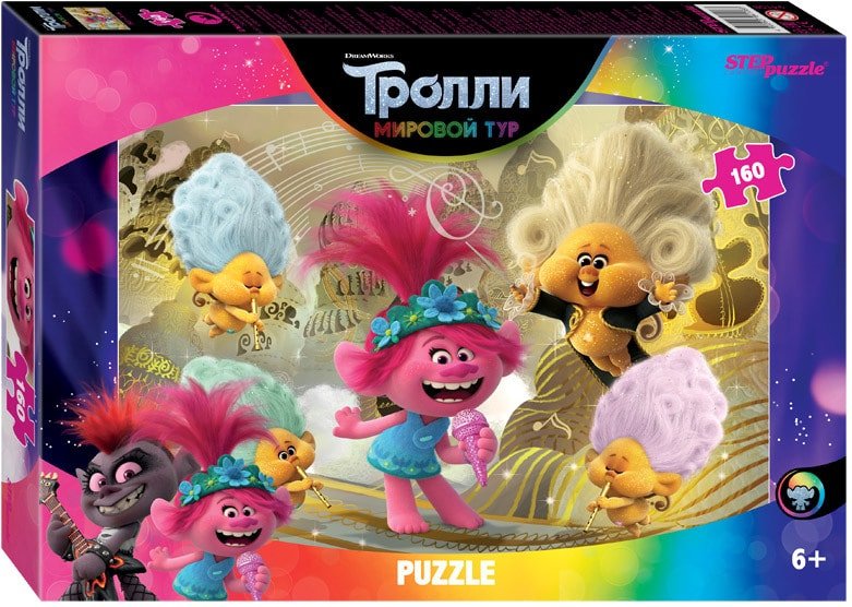 

Пазл Step Puzzle Trolls - 2 94108 (160 эл)