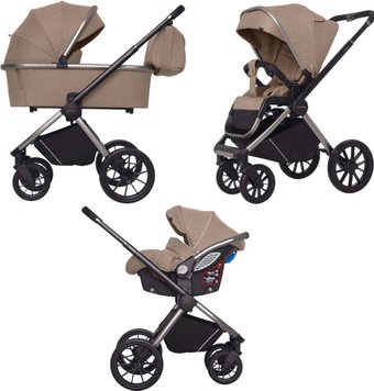 Универсальная коляска Carrello Optima 2022 CRL-6504/1 (3 в 1, oyster beige)
