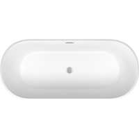Ванна Wellsee Shell 150x73 28170201R (отдельностоящая ванна белый глянец, экран, ножки, сифон-автомат хром) в Пинске