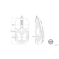 Игровая мышь Xtrfy MZ1 (черный)