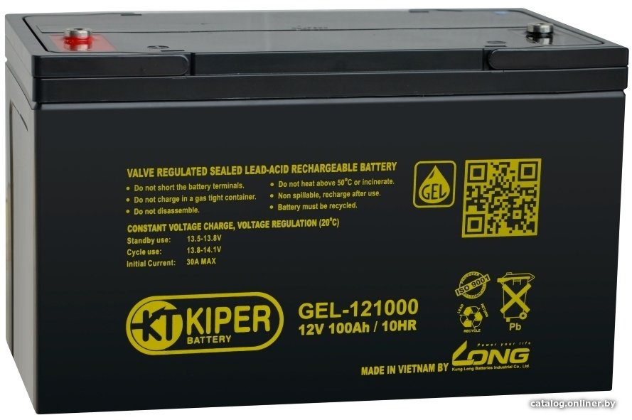 Аккумулятор для ИБП Kiper GEL-121000 (12В/100 А·ч)