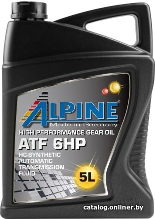 Трансмиссионное масло Alpine ATF 6HP 5л