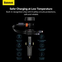 Автомобильное зарядное Baseus Enjoyment Pro 2-in-1 Car Charger C+L 60W C00057802111-00