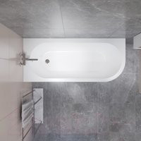 Ванна Lauter Monaco 170x72.5 2113170L (с ножками и лицевым экраном)