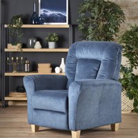 Реклайнер Halmar Bard (синий)