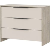 Комод Mio Tesoro Камелия 1 3 ящика (дуб эндгрейн/меланж)
