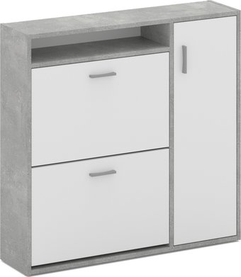 Тумба для обуви Империал Толедо-1 (ателье светлый/белый)