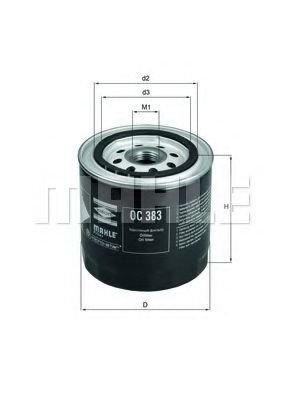 

Масляный фильтр Mahle Knecht OC383