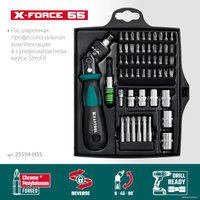 Набор отвертка с битами и головками KRAFTOOL 25554-H55 (55 предметов)