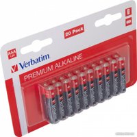 Батарейка Verbatim LR03 ААА 20 шт 49876