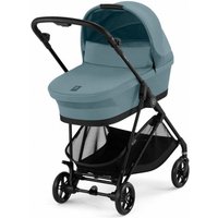 Универсальная коляска Cybex Melio Carbon (2 в 1, stormy blue)