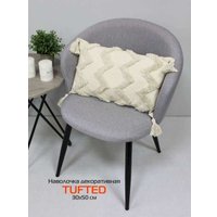 Чехол на подушку Matex Tufted ALEX-013 (ванильно-бежевый)