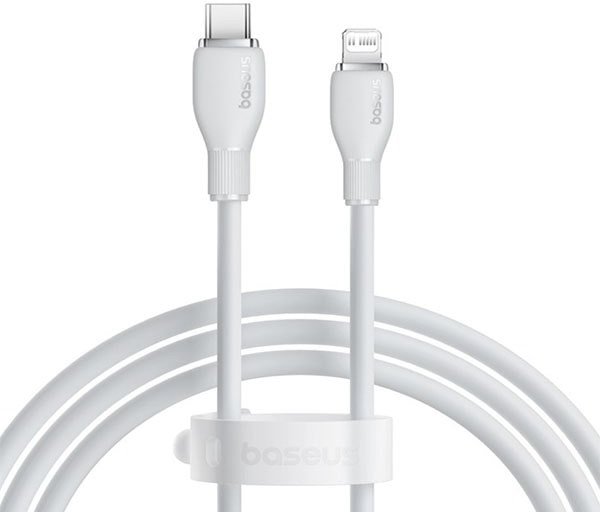 

Кабель Baseus Pudding Series Fast Charging USB Type-C - Lightning (1.2 м, белый)