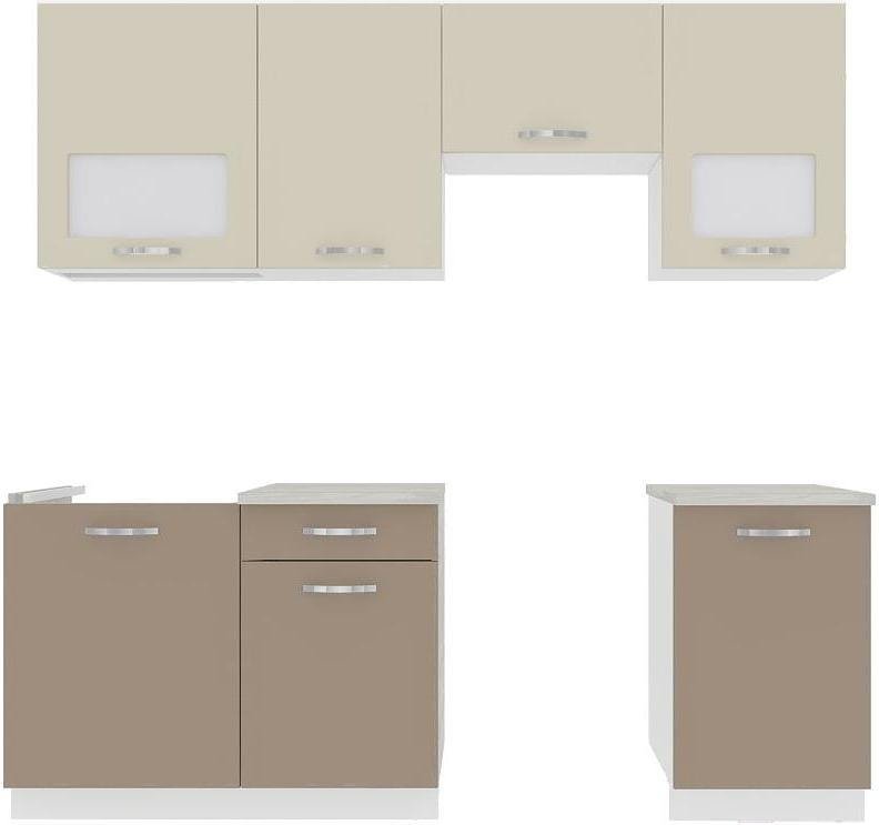 

Готовая кухня ВерсоМебель Эко-6 2.2 (латте/бежевый)