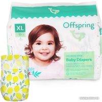 Подгузники Offspring XL 12+ кг Лимоны OF01XL30LM (30 шт)